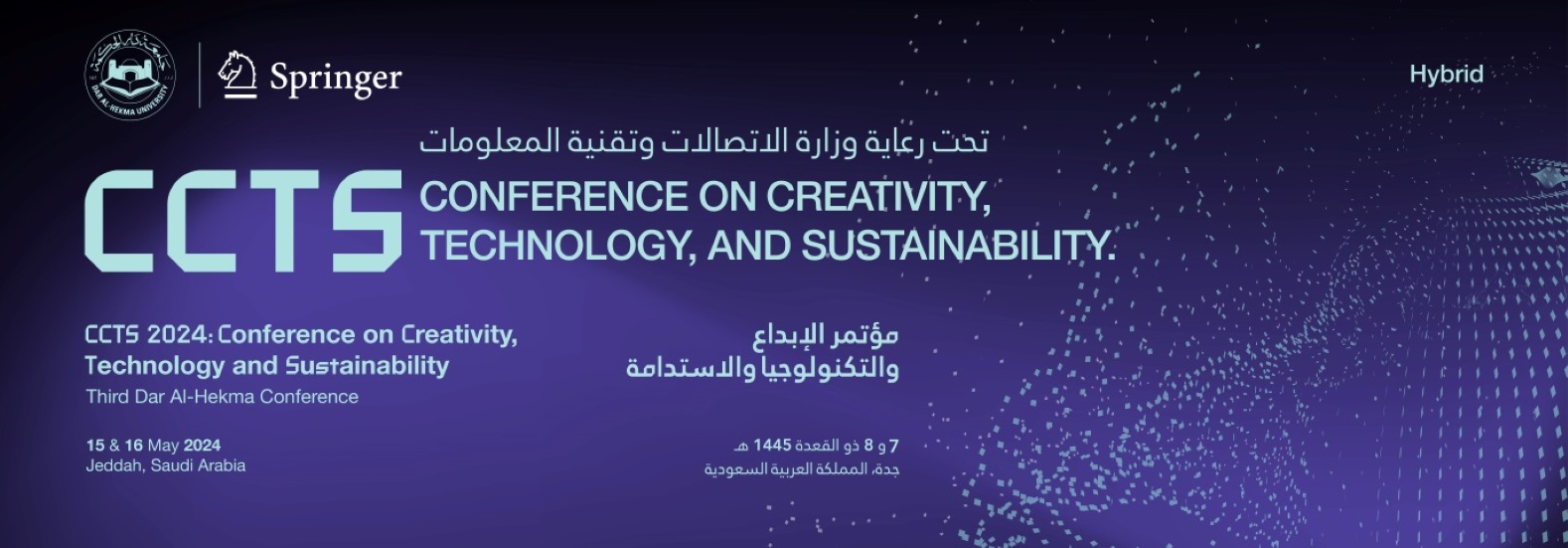 CCTS 2024: Conference on Creativity, Technology, and Sustainability Banner image